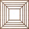 Ekena Millwork Raven Wood Fretwork Pierced Ceiling Medallion, Walnut, 22"OD x 8 1/8"ID x 3/8"T CMWP22X22X0375RAWA - alternate 5
